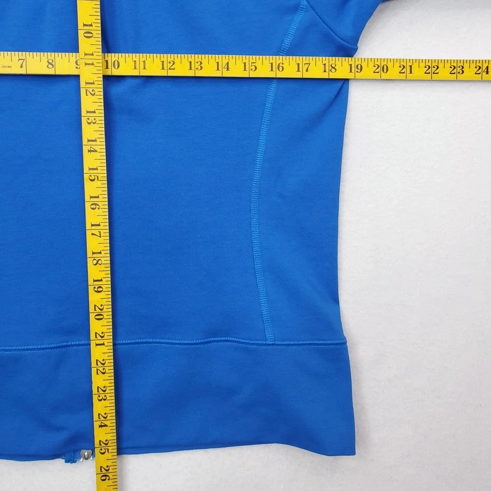 Nike Track‎ Jacket Womens Large Blue Fit Dry Reflective Running